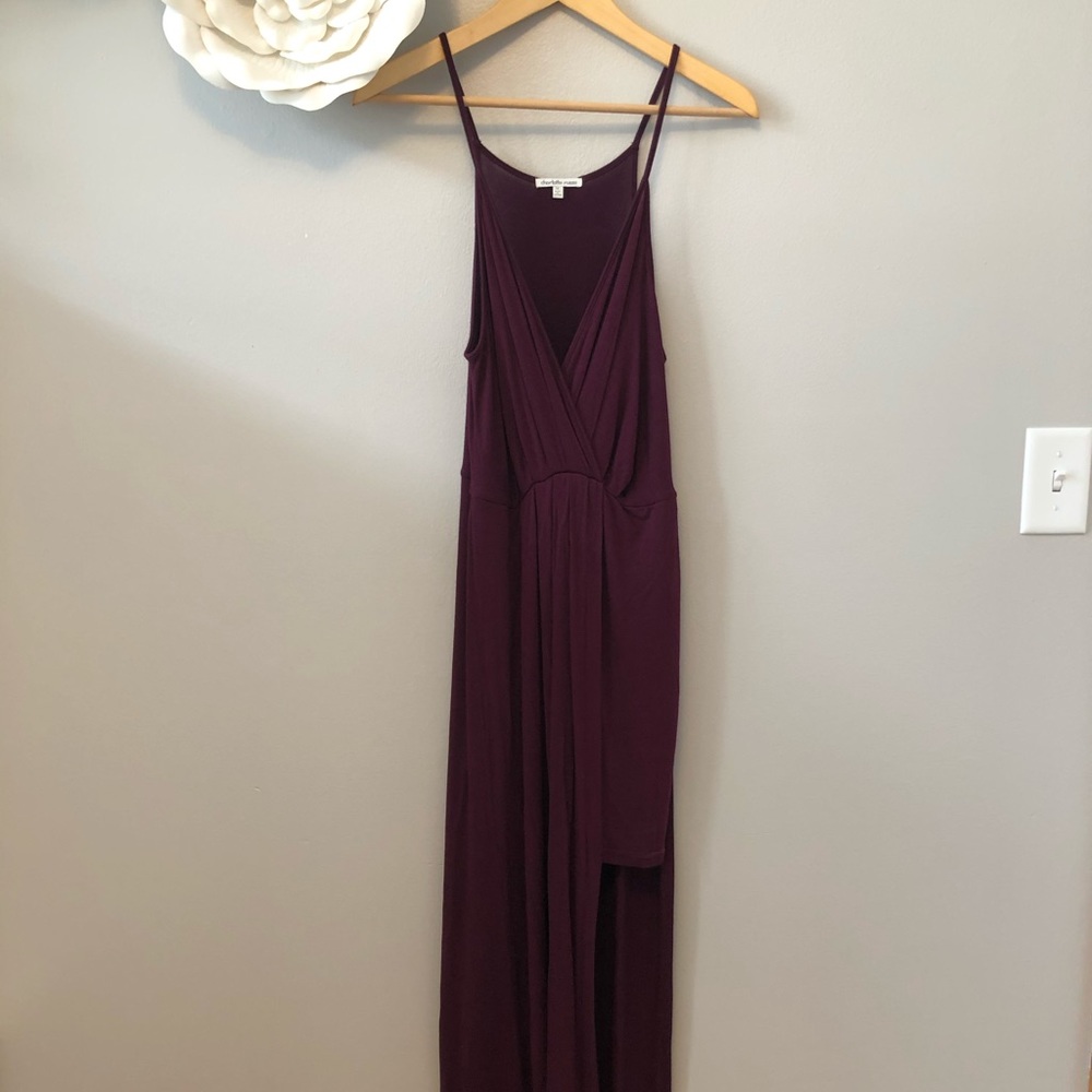 Long asymmetrical dress